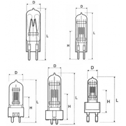 Лампа КГМ 6-5  (цоколь - G4 )