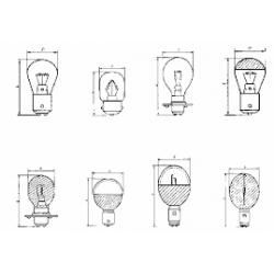 Лампа ЖС 12-15 (цоколь - P24s/17)
