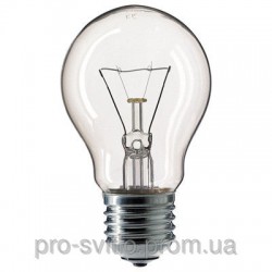 Лампа Philips A55 25,40, 60,75,100Вт Е27 прозрачная
