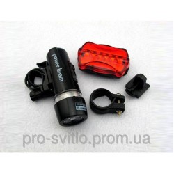 Фонарик LED Power beam велосипедный