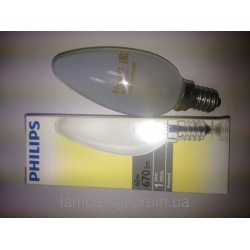 Филипс 230-60ватт, Е14 B35 frosted