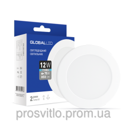 Панель  GLOBAL LED SPN 12W яркий свет 