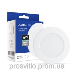 Панель (мини) GLOBAL LED SPN 6W яркий свет (1-SPN-004)