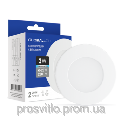 Панель (мини) GLOBAL LED 3W яркий свет (1-SPN-002) 