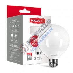 Светодиодная лампа Maxus G95 15W (1500lm) 3000K 220V E27 (1-LED-903) 